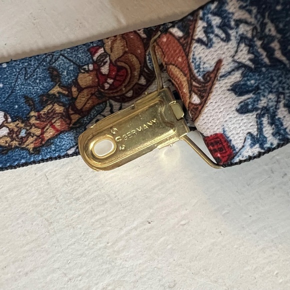 Vintage The Night Before Christmas Men's Suspenders Suspender Belt Germany - Picture 5 of 6